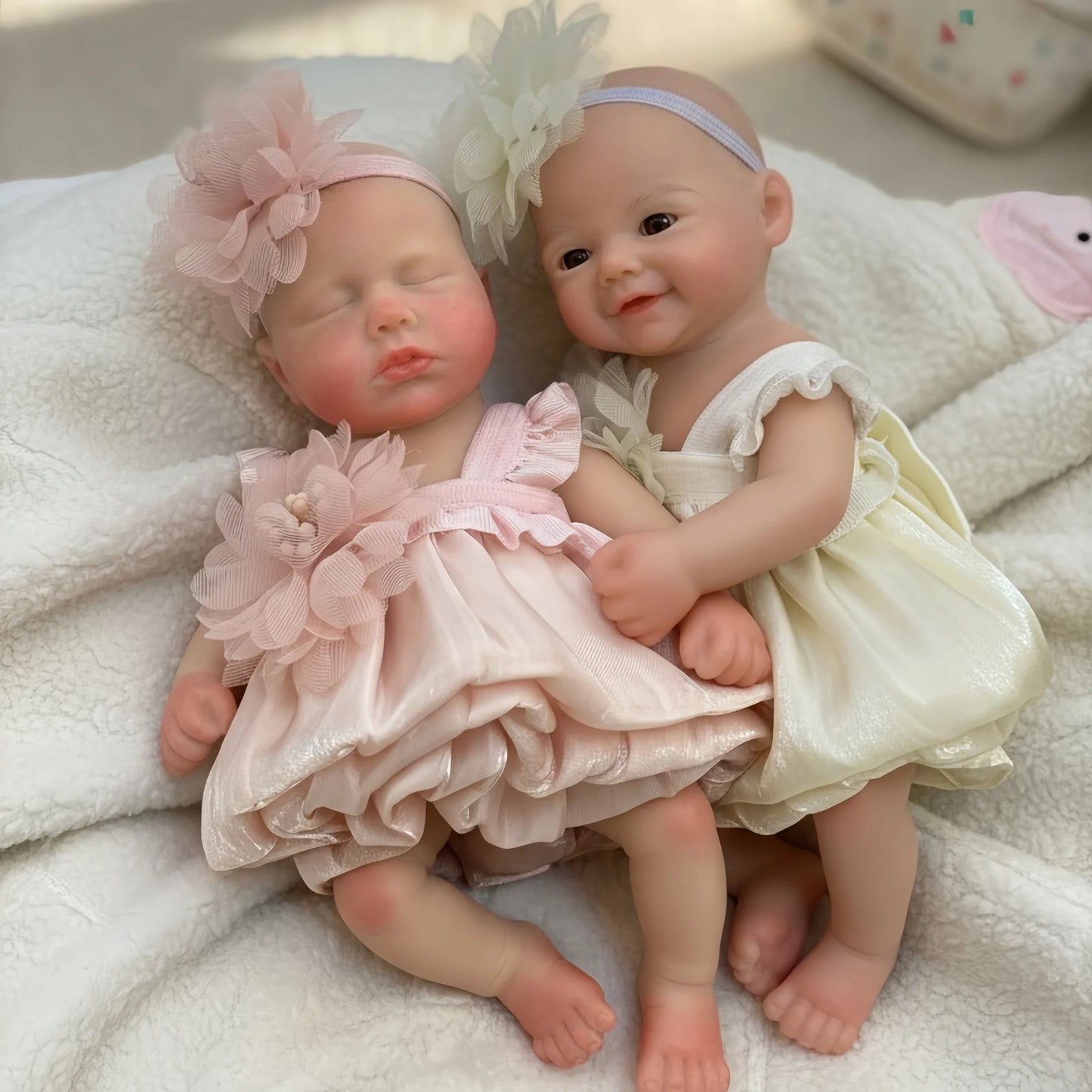 6Inch/15CM Full Body Silicone Bebe Mini Reborn Girl Doll Waterproof bebe reborn de silicona Handmade Lifelike Newborn Dolls