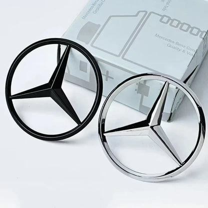 AAA 3d ABS Black Rear Trunk Star Logo For Mercedes Benz W203 W204 W205 W212 W213 W176 W177 W222 W223 W117 W246 X156 X253