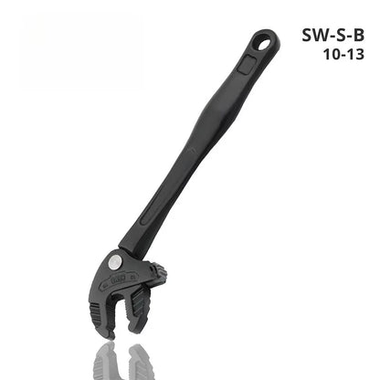 Heavy-Duty Industrial Crab Claw Wrench - Quick-Adaptive Ratchet, Wide Jaw Adjustable Tool for Automotive Repair, Plumbing