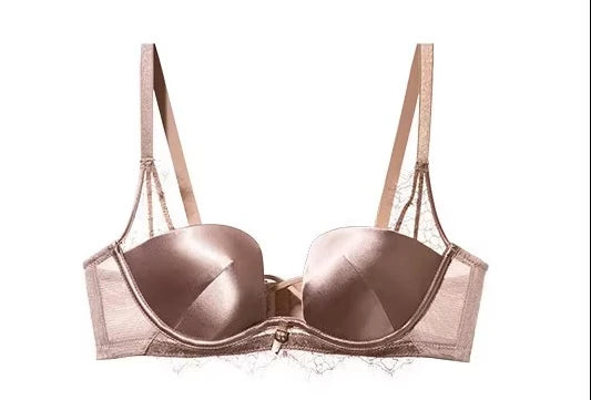 Set Intimo Pizzo Leopardato Chic Stile Francese Reggiseno Push Up Seno Piccolo Antiaccadimento Taglie Comode S-XL Hot Sale Set