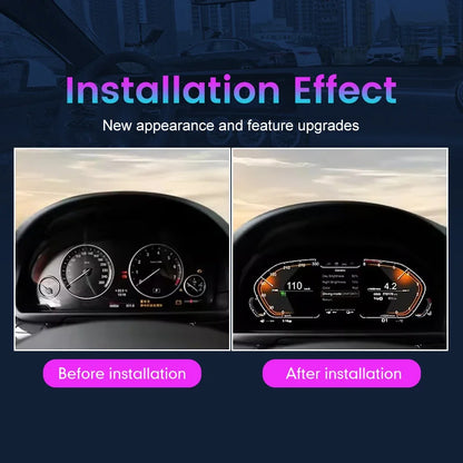 12.3Inch Car LCD Digital Dashboard Cluster For BMW 5 6 7 Series F01 F02 F03 F06 F10 Instrument Panel Speedometer Virtual Cockpit