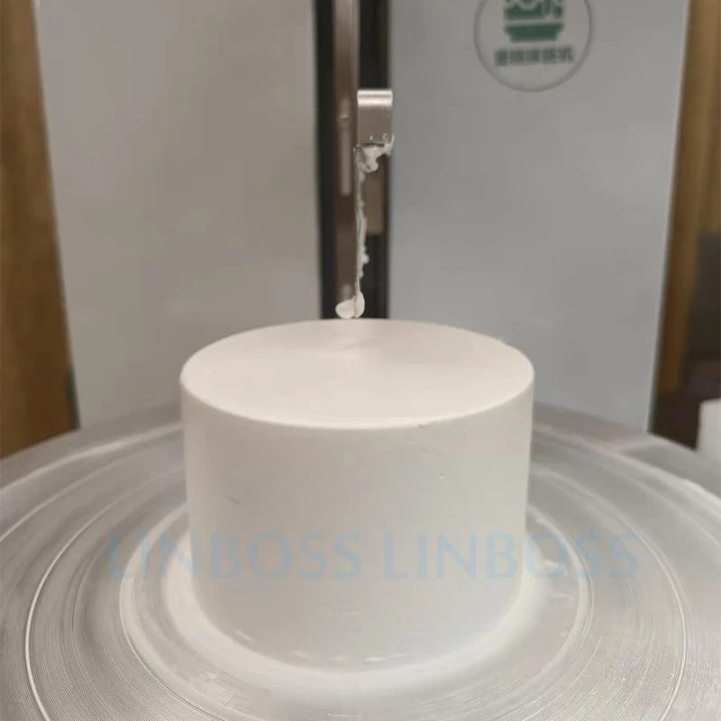 Desktop Cake Cream Spreading Coating Machine Birthday cake baking equipment Birthday cake Smoothing Spreader Machine