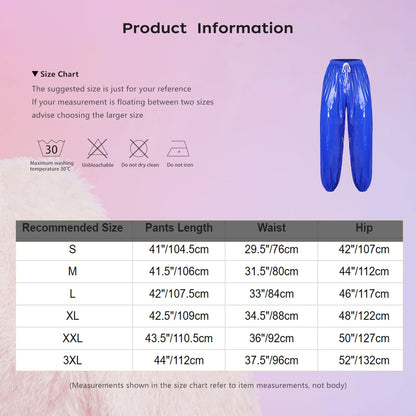 Men Waterproof Jogging Pants Elastic Waistband Track Trousers Short Pants for Dance Workout Beach Cycling Wear Sports Long Pants