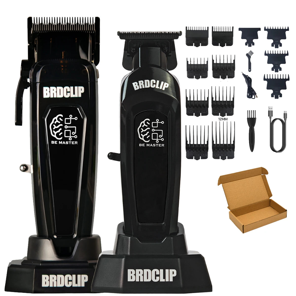 BRD 106 617 609 Professional Electric Hair Clipper Hair Trimmer DLC Blade with Base 7500RPM 7000RPM 7000RPM Barber Set BRDCLIP