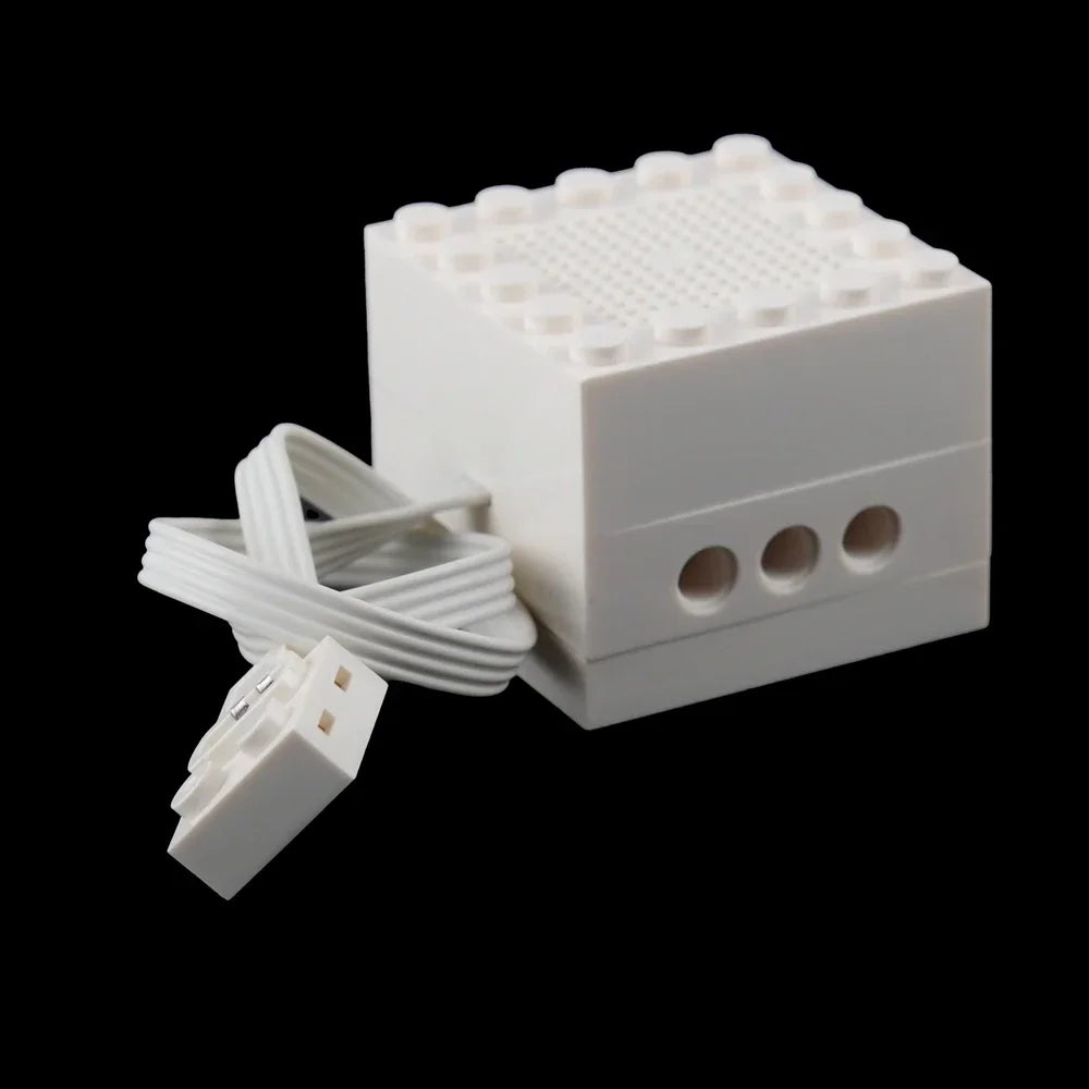 Building Block Bluetooth Speaker Technical Parts compatible with legoeds Hi-tech technical MOC Power Functions trains DIY Toys