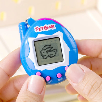 Collector's Edition Aqua Blue 3D Interactive Tamagotchi, Virtual Pet Retro Game Gift for Gamers