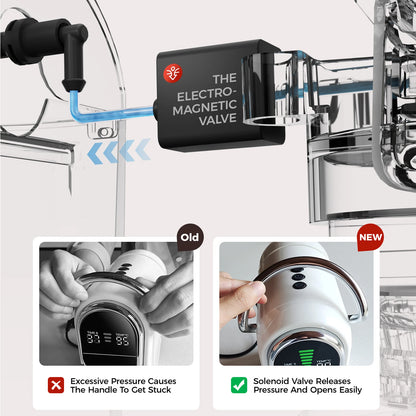 Cafelffe 6 in 1 Capsule Coffee Maker with Tea Leaves, Capsule, ESE 44mm Pods Coffee Powder Hot/Cold DG Cappuccino Nespresso