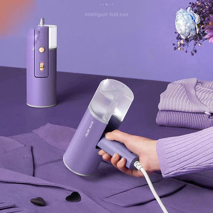 2026 New Handheld Steam Iron Foldable Garment Steamer Hanging Ironing Home Travel Clothes Ironing Machine with Hair Ball Brush