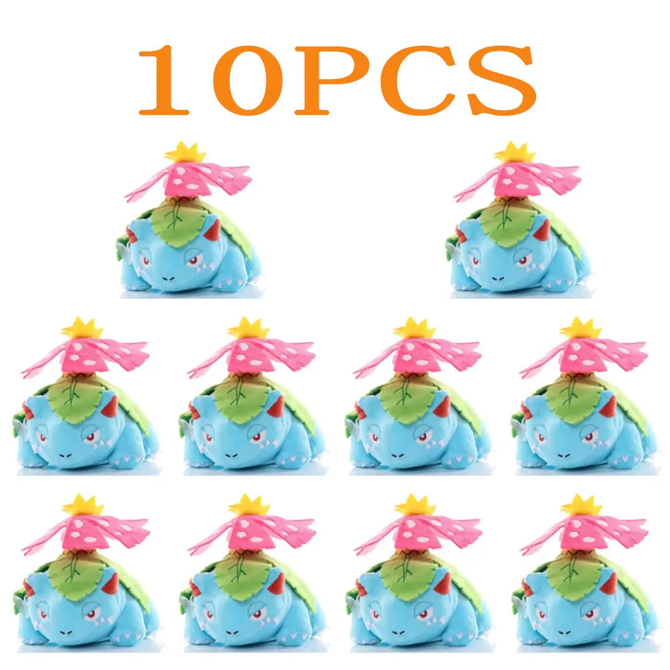 10pcs Pokemon Official Plush Toy - Charmander, Squirtle, Pikachu Plush, Bulbasaur Stuffed Animal Toy, Pokemon Doll Birthday Gift