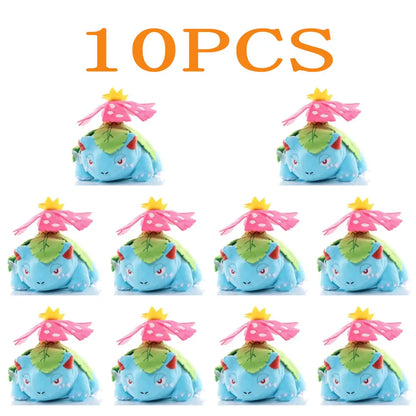 10pcs Pokemon Official Plush Toy - Charmander, Squirtle, Pikachu Plush, Bulbasaur Stuffed Animal Toy, Pokemon Doll Birthday Gift