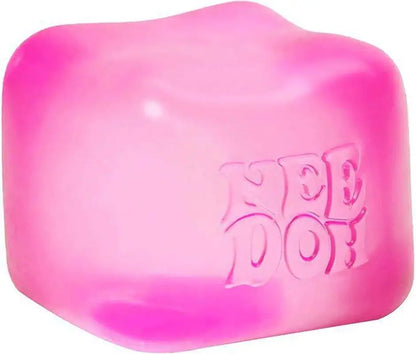 Schylling Needoh Nice Cube Sensory Fidget Toy Stress Relief Squish Teenie Size Super Solid Soft Slow Firm Fast Squeeze