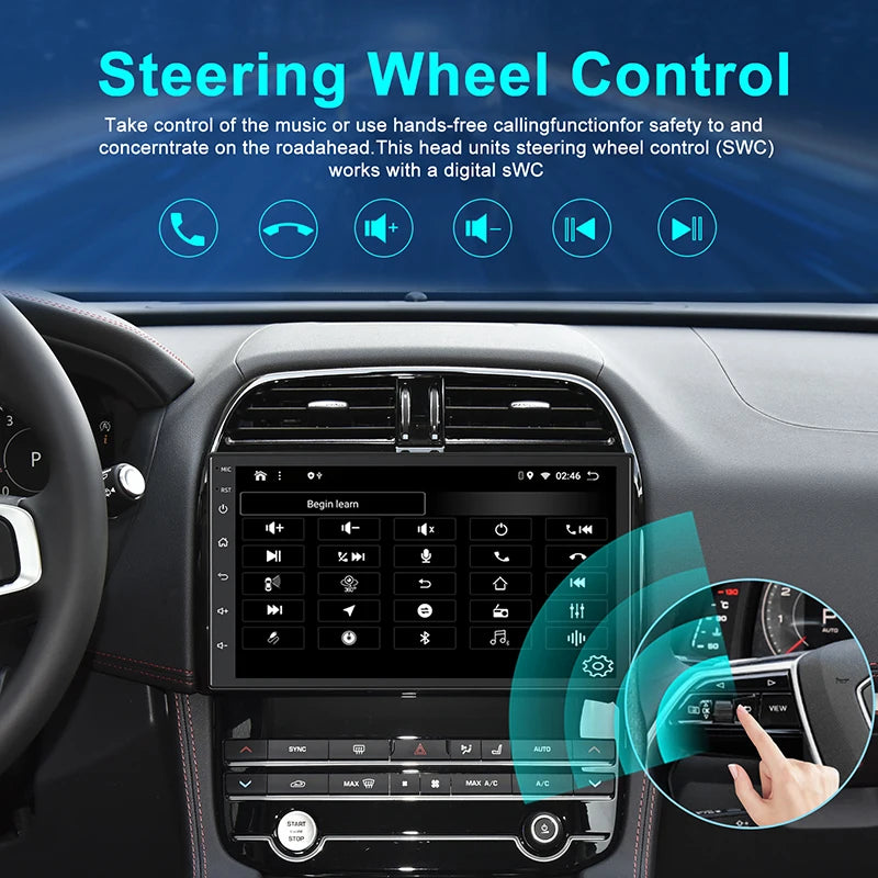 7''  For VW Polo MK4 2001-2007 Car Radio Stereo Android 15 Auto Navi CarPlay Wifi Rear Camera Head Unit GPS FM BT Google Map FM
