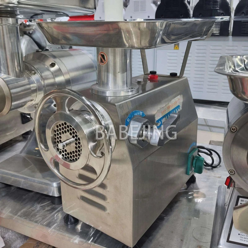 BABEJING Commercial Industrial Meat Grinder, Electric Multifunctional Meat Grinder, Stainless Steel Food Chopper