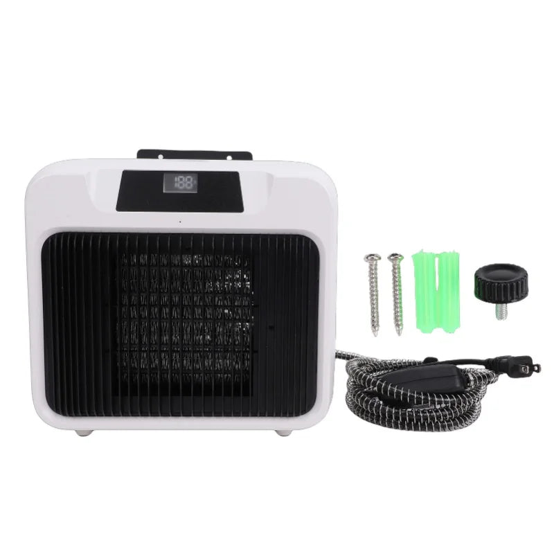 Desktop Wall Mount Pet Heater 120V US Plug Safe Small Warmer For Cat Dog Home Office Winter Warm Air Fan