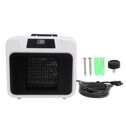 Desktop Wall Mount Pet Heater 120V US Plug Safe Small Warmer For Cat Dog Home Office Winter Warm Air Fan