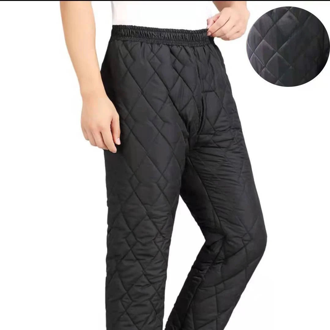Thickened Winter Cotton Pants for Men Warm Loose High Waist Large Size Cold Proof  Welding Workwear Thermal Trousers