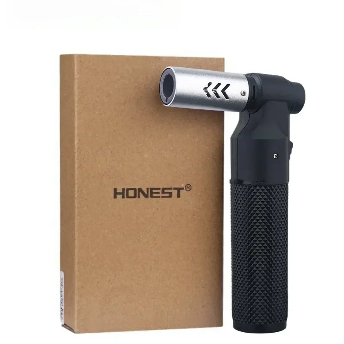 HONEST Windproof Spray Gun Strong Blue Fire Butane Gas Torch Lighter Outdoor BBQ Kitchen Jewelry Welding Cigar Lighters Smoking