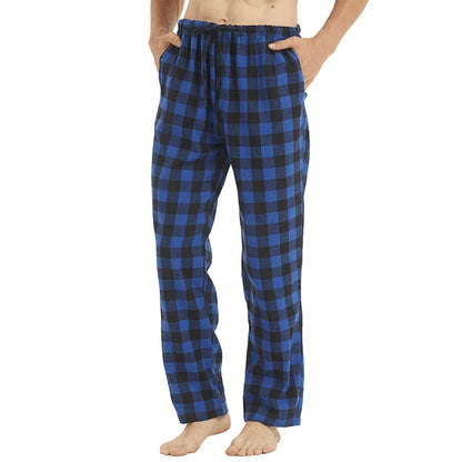 Mens Flannel Pajama Mens Flannel Pjs Pants Lounge Pants with Pockets  Plaid Mens Pajama Bottoms Pajama Pants for Men Flannel Pj