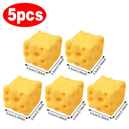 Cheese Bread Squeeze Toys Giant Cheese Squishy Stress Relief Slow Rising Sensory Fidget Toys Office Decompress Gifts for Adults