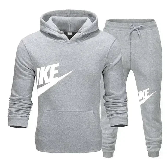 2025 Men's Sport Outfit, fashionable men's and women's casual suit hooded sweatshirt outdoor winter/spring sport hooded sweats