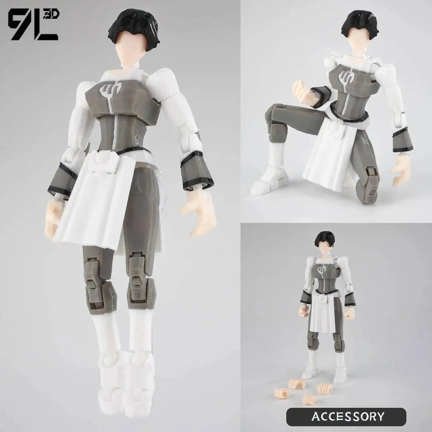 9L3D Invincible Slayer Daryl Dixon Lucky13 Action Figure Dummy13 Multi-Jointed Collectible Model Toys Titan13 Birthday Gifts T13