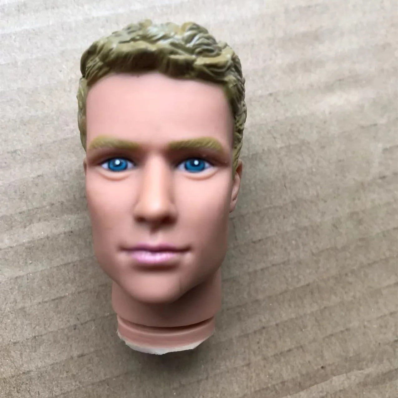 Male Doll Heads Quality Makeup Doll Figure Collection Doll Parts Famous Men Stars Rare Face Doll Heads DIY Toy Accessories