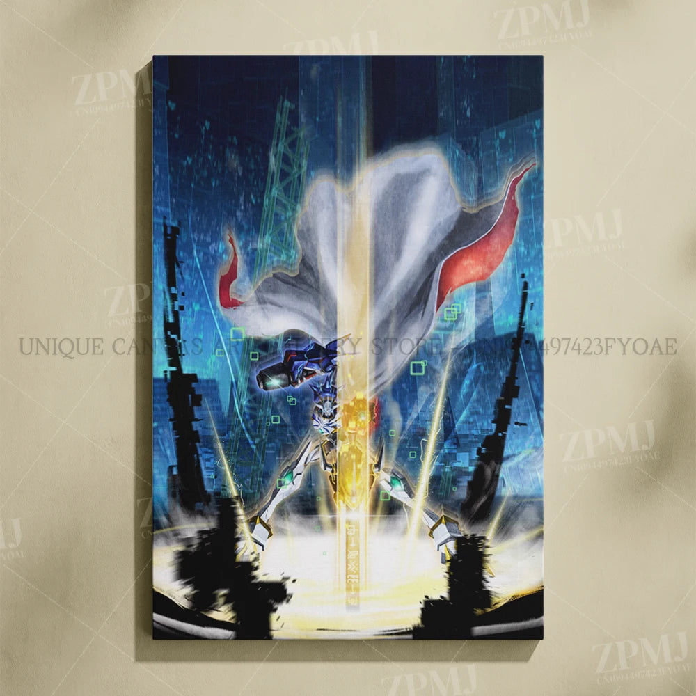 Japanese Anime Canvas Wall Art Digimon Digital Monsters Home Decorative HD Print Poster Painting Modern No Frame For Living Room