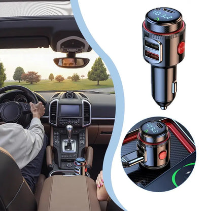 NEW Bluetooth 5.4 FM Transmitter Car Radio Adapter For Wireless Hands-Free Phone Call MP3 Music Player T23 PD Fast Charging