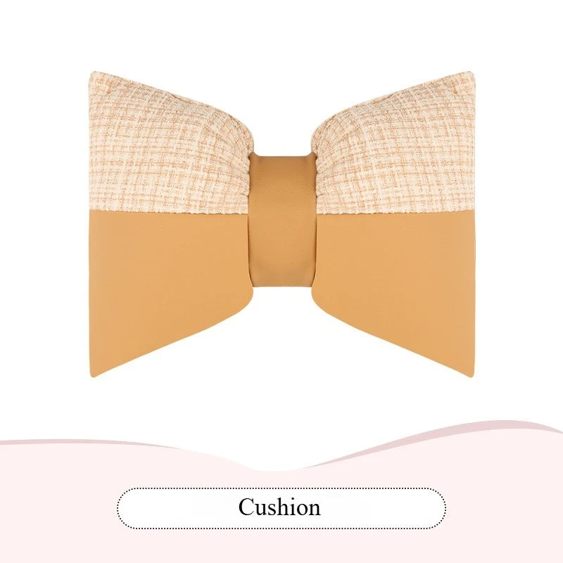 Bear Plush Seat Cushion Cover Universal Skin-Friendly Cute Soft Car Pillow Case Autumn Winter Decorative Seat Accessories