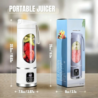 New Model Juicer, Portable Rechargeable Small Juice Cup for Home Use, Powerful Multifunctional Juicer Cup