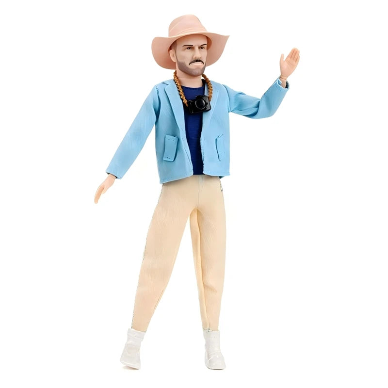 11.5‘’ Male Doll 22 Joint Movable Man Doll Fashion Photographer Boss CEO Play Toy For Children DIY Game Girl' Birthday Present