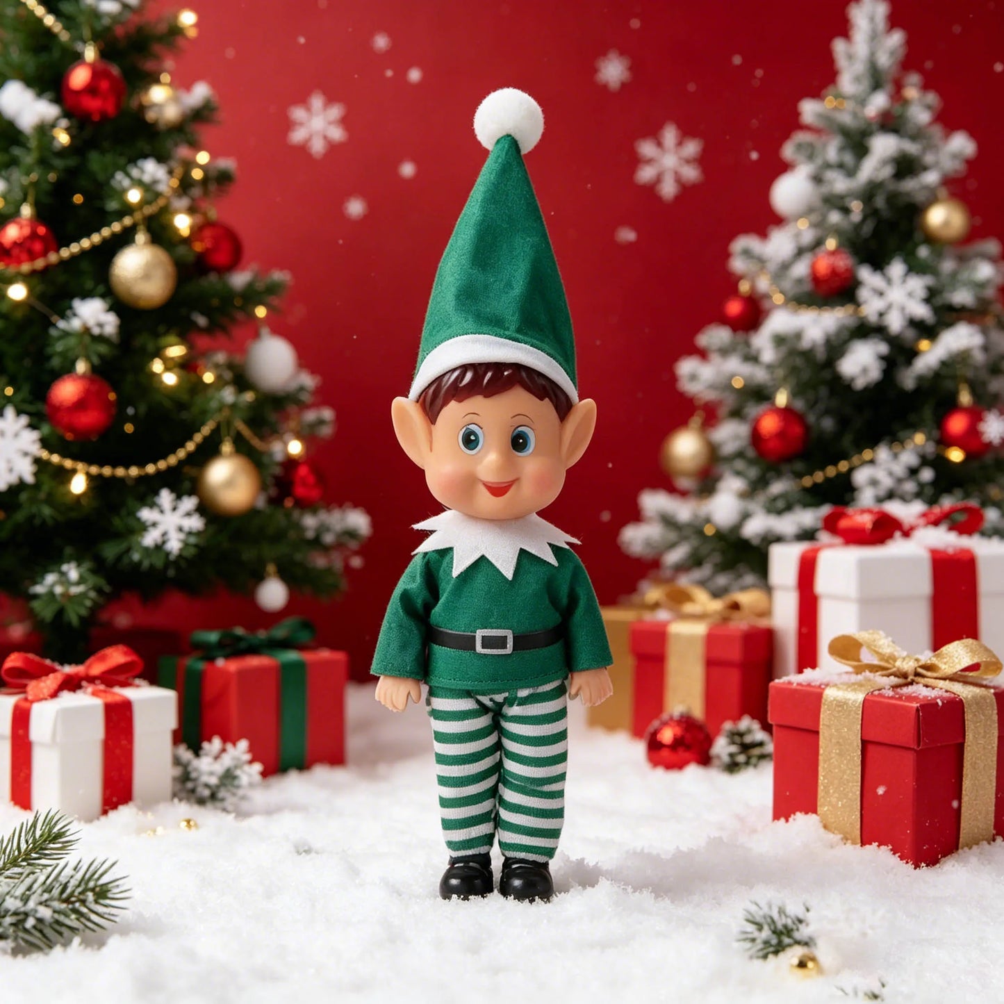 2026 Christmas Elf Dolls with Music and Lights for Christmas Gifts, Trendy Play Dolls, Children's Handmade Toys, and Gifts