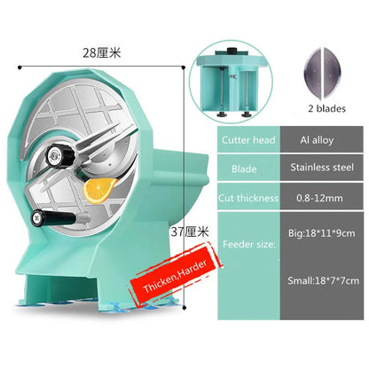 Lemon slicer Potato slicer commercial multi-functional slicing machine Milk tea shop sliced radish lotus root