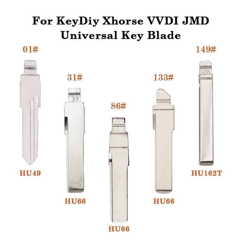 Remote Flip Key Blank Blade HU49 HU66 HU162T Universal Replacement Car Key For VW Santana Jetta Passat Bora Golf Seat Audi Skoda