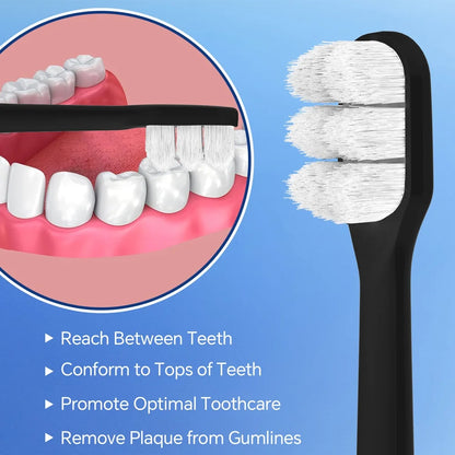 Ultra Soft Bristles Replacement Brush Heads Compatible with Philips Sonicare Electric Toothbrush for Sensitive Teeth & Gums Care