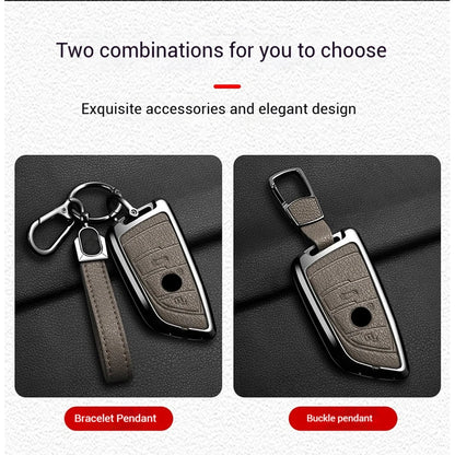 LED Display Metal Car Key Case Holder Shell Cover For BMW 5 7 Series G11 G12 G30 G31 G32 I8 I12 I15 G01 G02 G05 G07 X3 X4 X5 X7