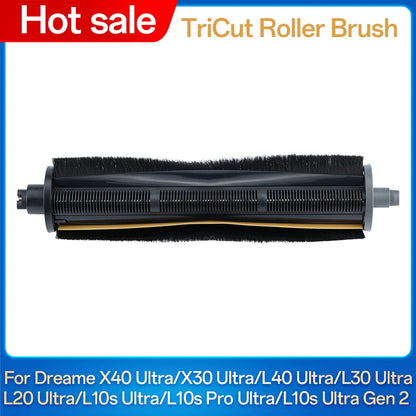 TriCut Brush For Dreame X40 Ultra X30 Ultra L40 Ultra L30 Ultra L20 Ultra L10s Ultra Tangle Roller Brush Replacement Parts
