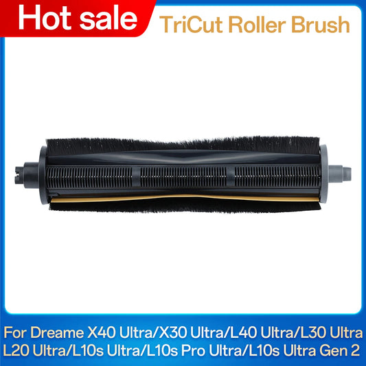 TriCut Brush For Dreame X40 Ultra X30 Ultra L40 Ultra L30 Ultra L20 Ultra L10s Ultra Tangle Roller Brush Replacement Parts
