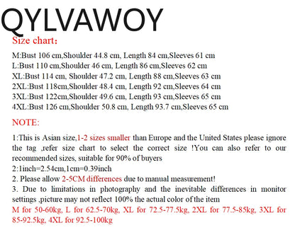 QYLVAWOY Man Jacket Double-faced Woolen New Autumn Winter Jackets Mid-Length Trench Coat Slim-fit Clothes for Man High Quality
