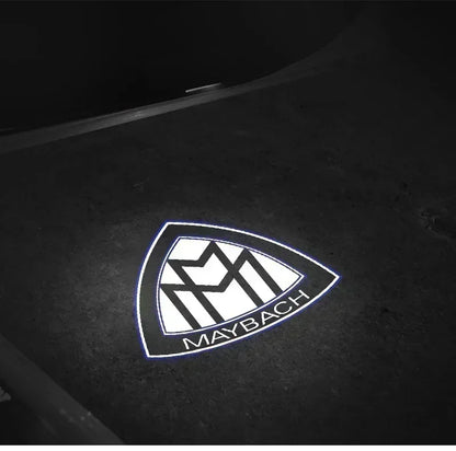 QQ 2pcs Car door welcome light logo Emblem Mercedes Benz AMG A C E GLC GLA GLE GLB Class W177 W205 W212 W213 X253 X156 W166 X247