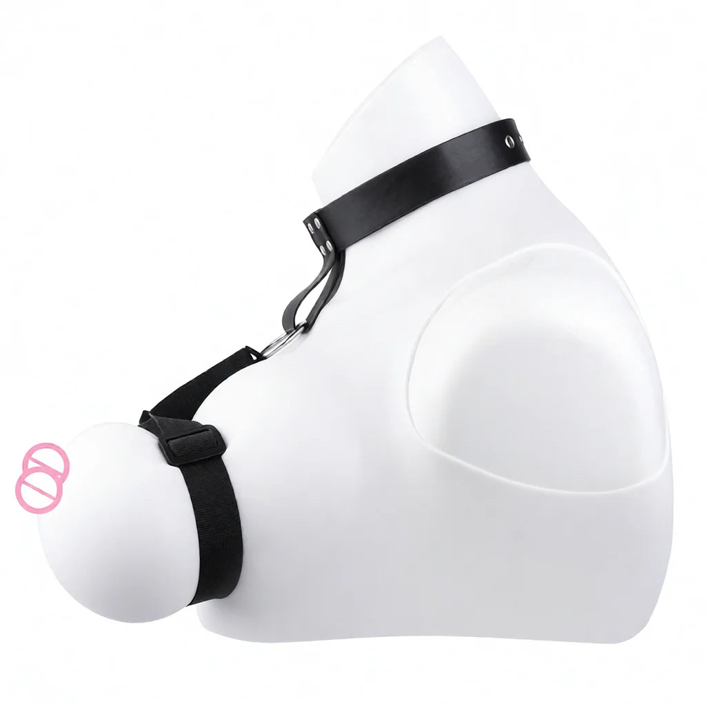 QKKQ PU Leather And Webbing Erotic Bra Chest Harness Belt Breast Teating Chest Binder BDSM Sex Toys For Women Erotic Accessories
