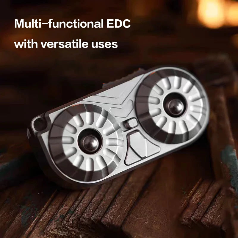 Owl EDC Magnetic Push Slider Stainless Steel Fidget Slider Toy Office Desk Toys ADHD Anxiety Stress Toys For Adult Gift