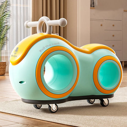 New Children's Peanut Bike Sliding Style 1-3 Year Old Baby Bicycle Stepless Roller Bike Children's Bike Sliding Bicycle Toys