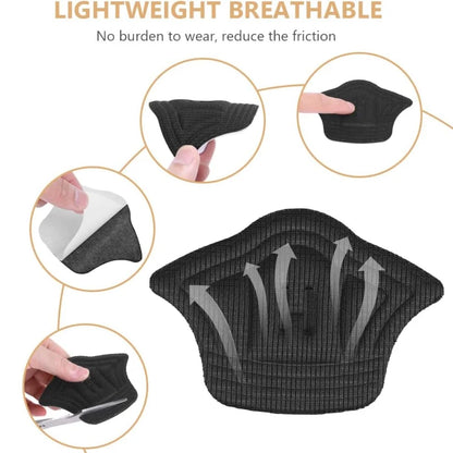 2/20PCS Adjustable Heel Insoles Shoe Pads for Sport Shoes Heel Protectors Back Stickers - Foot Pad Insole for Adjustable Size Fe