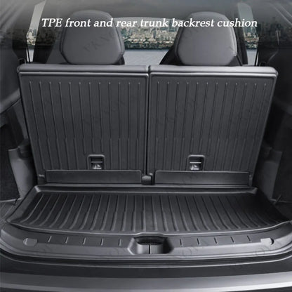 For Tesla Model Y L 2026 Rear Seat Backrest Protective Pad Trunk Mat Anti-Kick Pad Car Interior Accessories Model YL Cargo Liner