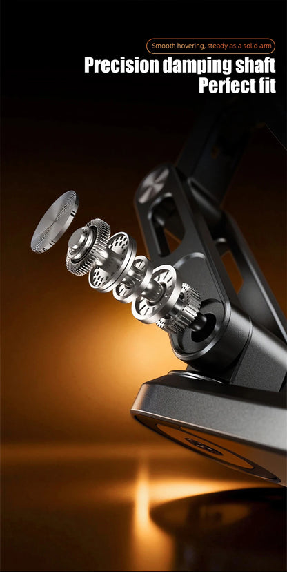 Metal Magnetic Universal Car Phone Holder Foldable Phone Stand Mount GPS Support Fit All phone USE For Gym Outdoor Selfie Office