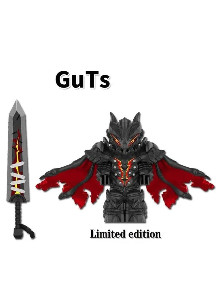 World Of Warcraft Wow Building Blocks Lich King Mini Action Figure Toys Berserk Guts Gus Building Block Figure Holiday gift