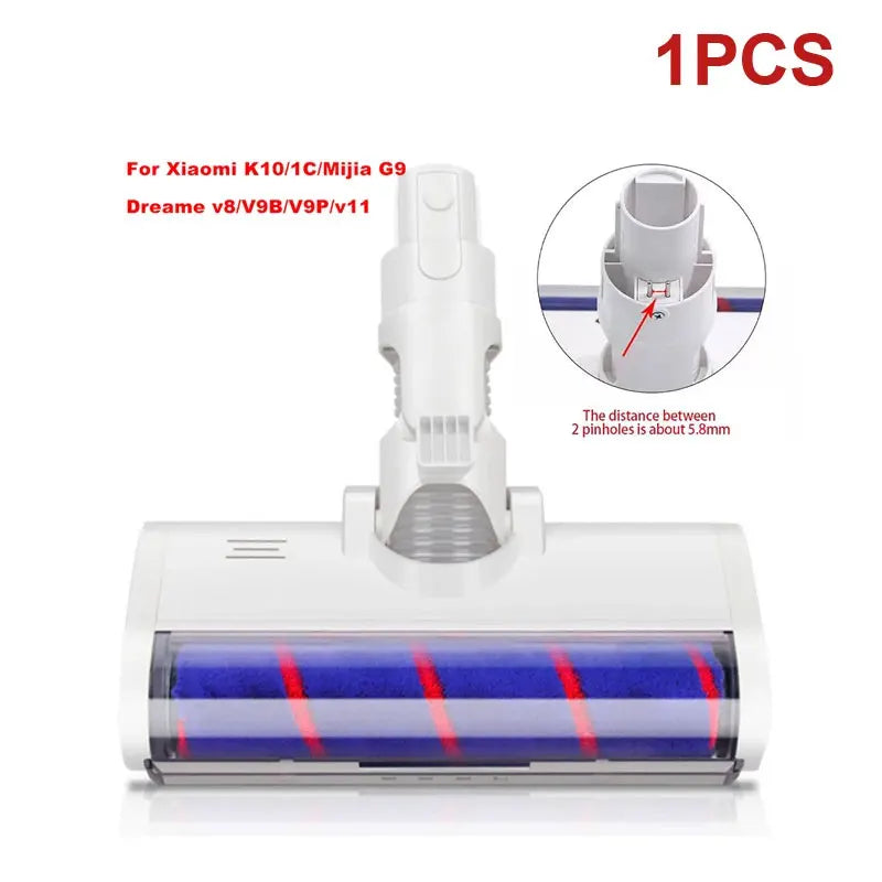 Dreame V10 V9P V9B V11 V8 G9 accessories Electric Brush Head Roll Brush For Xiaomi G10 K10/1C Vacuum Cleaner Parts