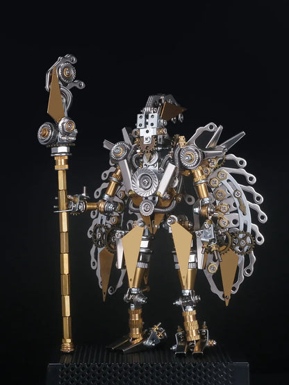 16cm Mechanical Party Metal Trendy 3D Three-Dimensional Assembled Toys Chinese Style 1/12 Robot Model Creative Collection Crafts