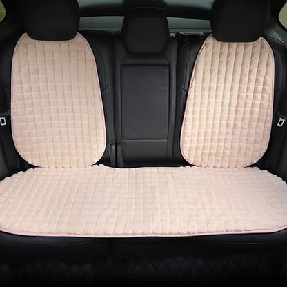 Universal Warm Plush Car Seat Cover Fur Rabbit hair-like Seat Protector Winter Suit for Most Car Cushion Interior Accessories